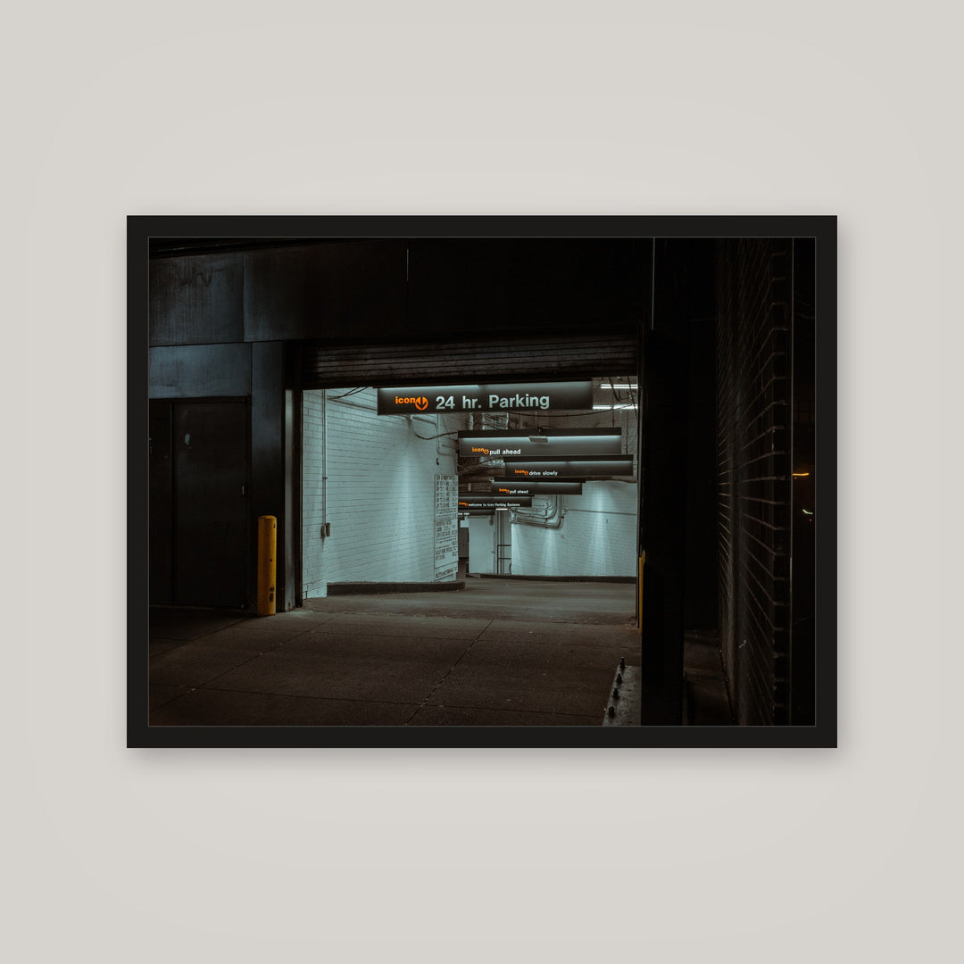[auto-mockup] 24HR ICON PARKING POSTER - 18 x 24in.
