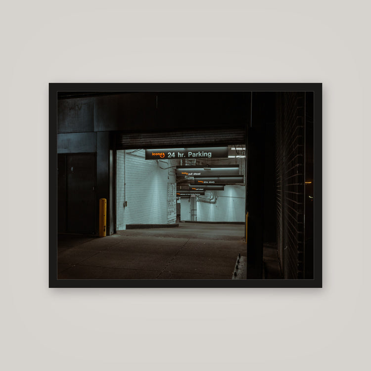 [auto-mockup] 24HR ICON PARKING POSTER - 18 x 24in.