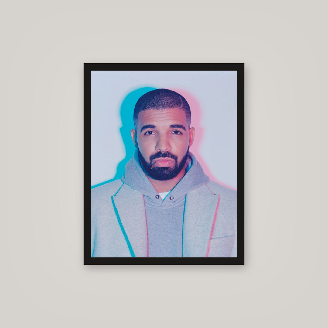 [auto-mockup] 3D DRAKE POSTER - 16 x 20in.
