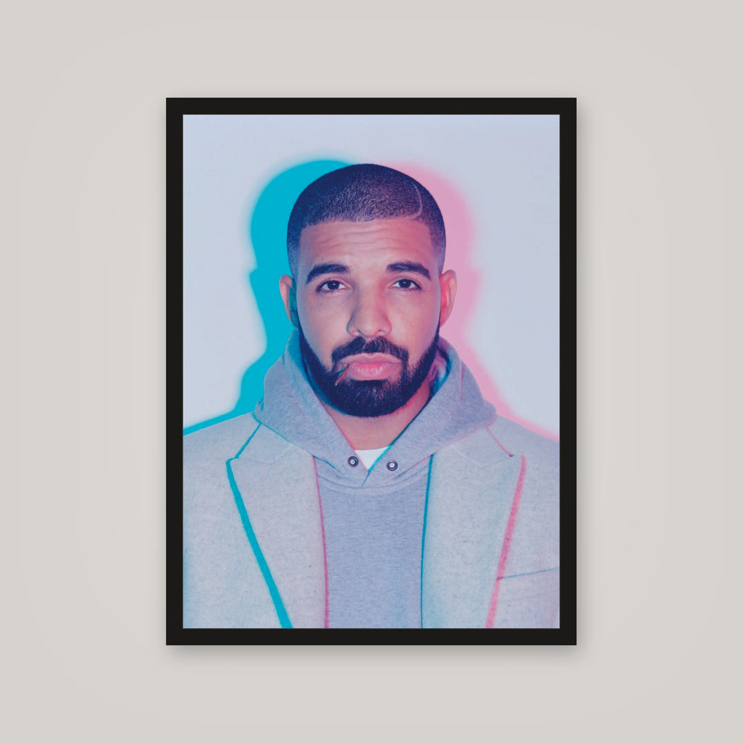 [auto-mockup] 3D DRAKE POSTER - 18 x 24in.