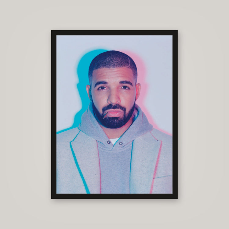 [auto-mockup] 3D DRAKE POSTER - 18 x 24in.
