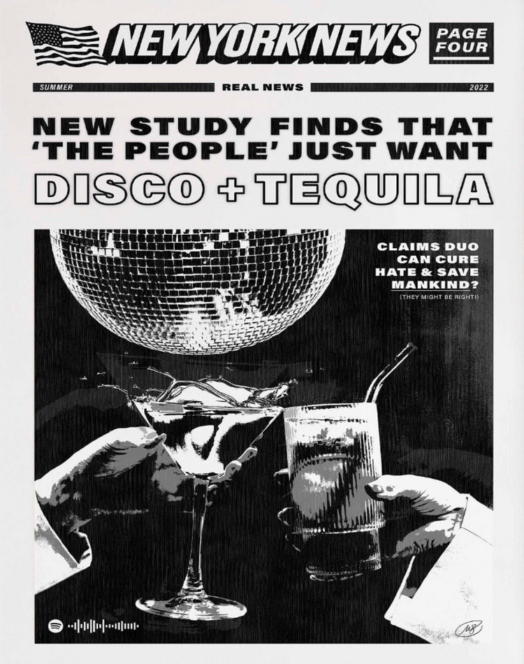 DISCO N TEQUILA POSTER - PosterFi