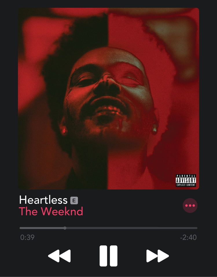 HEARTLESS MUSIC POSTER - PosterFi