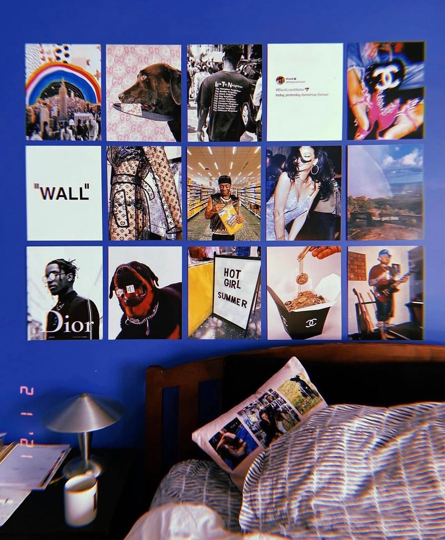 PosterFi posters hung in a customer's room