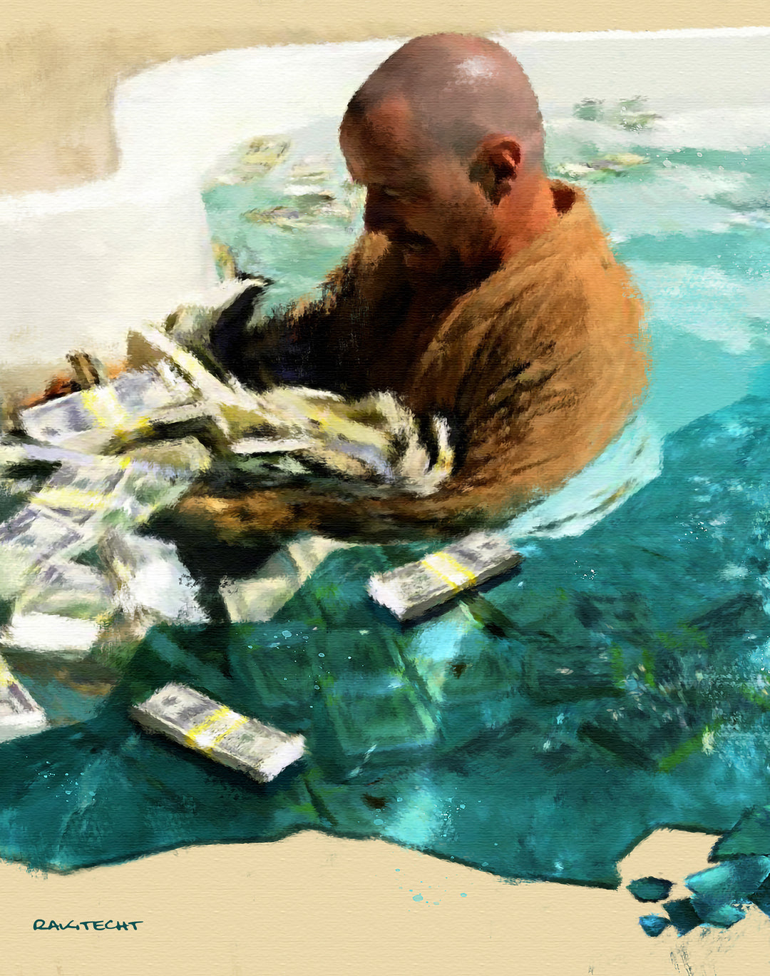 MONEY BATH WALT - PosterFi