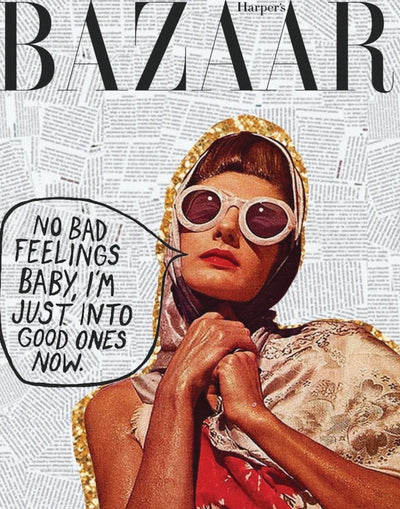 NO BAD FEELINGS BAZAAR POSTER - PosterFi