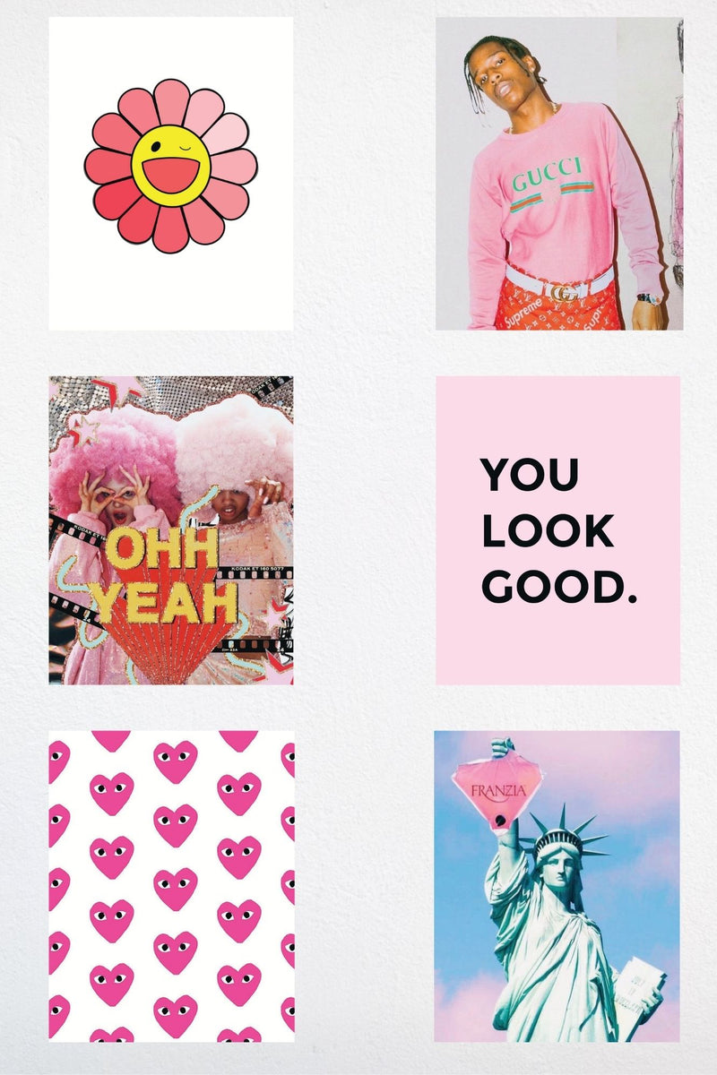 6 PINK BUNDLE POSTER PACK – PosterFi