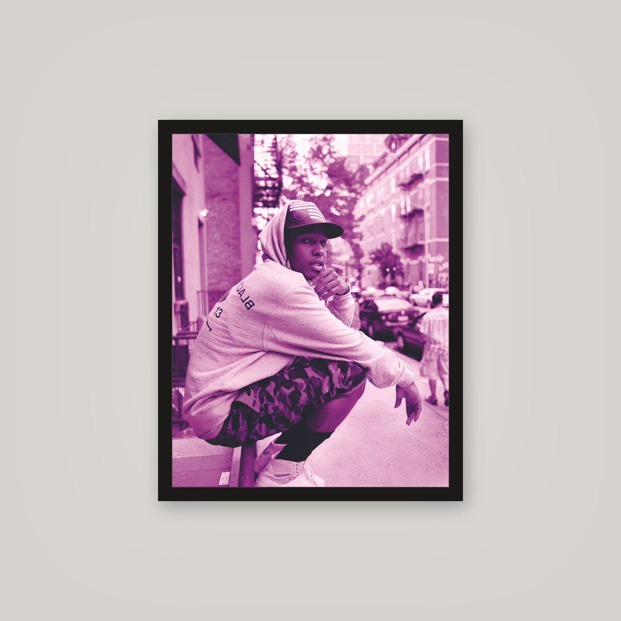 [auto-mockup] A$AP PURPLE POSTER - 16 x 20in.