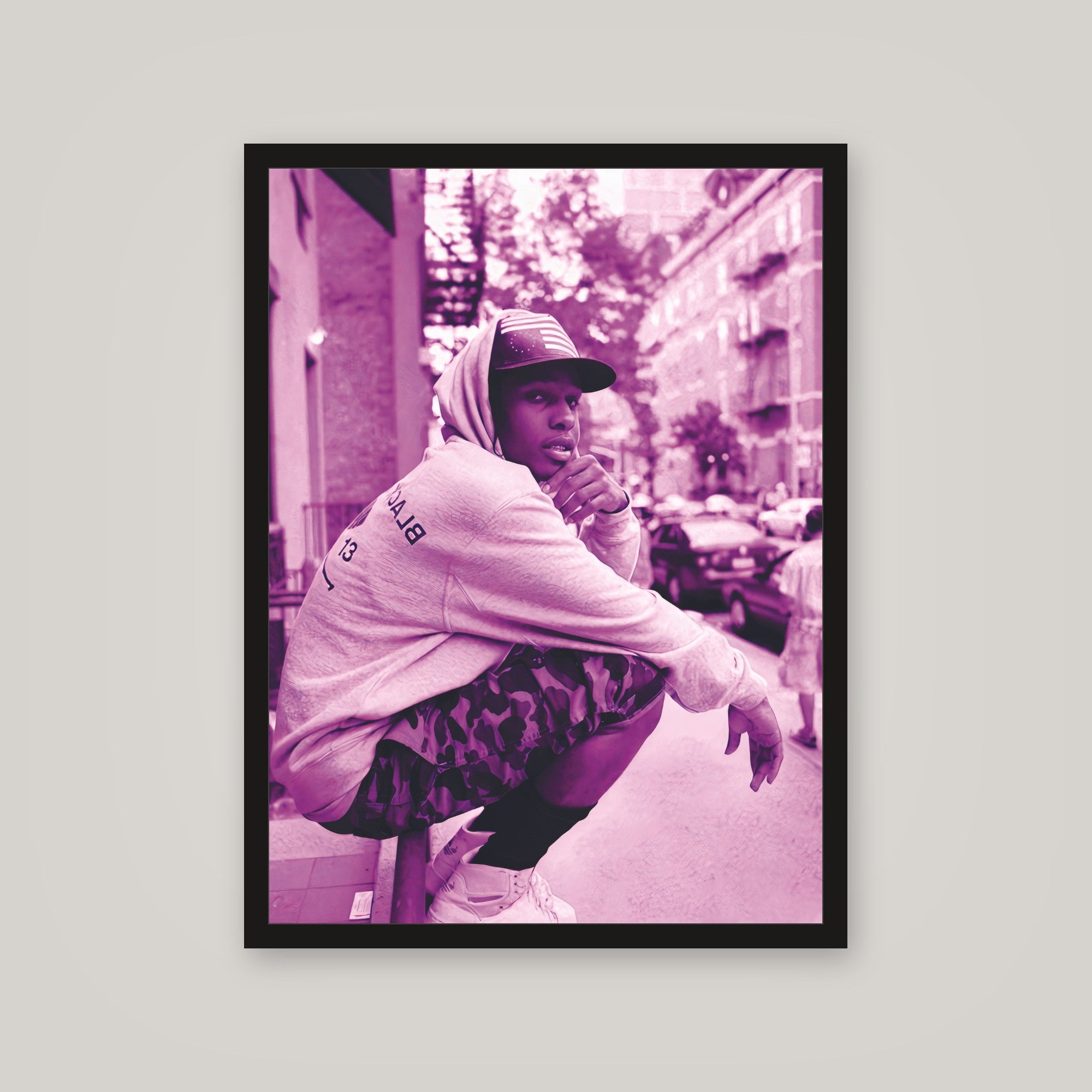 [auto-mockup] A$AP PURPLE POSTER - 18 x 24in.