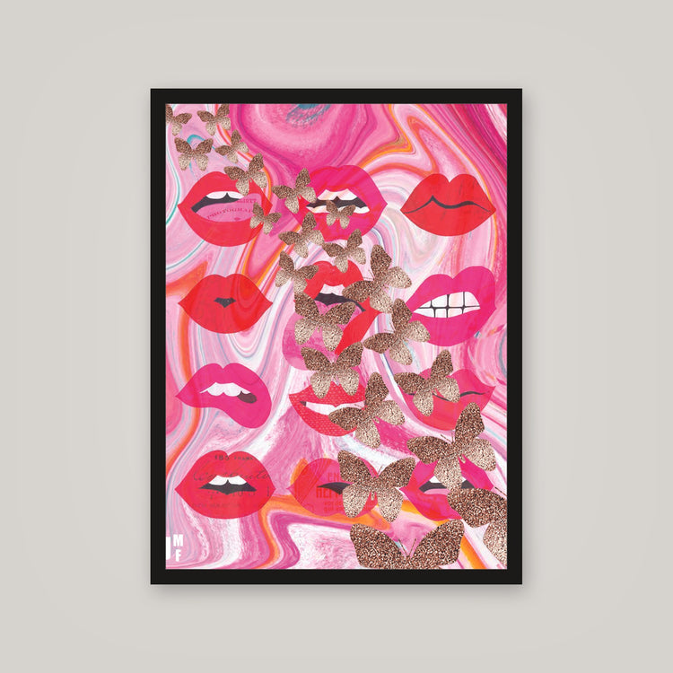 [auto-mockup] ALL THE LIPS POSTER - 18 x 24in.