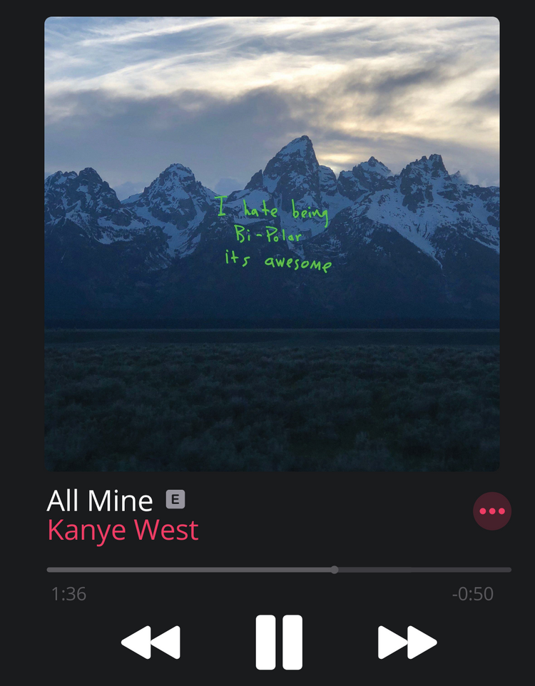 ALL MINE MUSIC POSTER - PosterFi