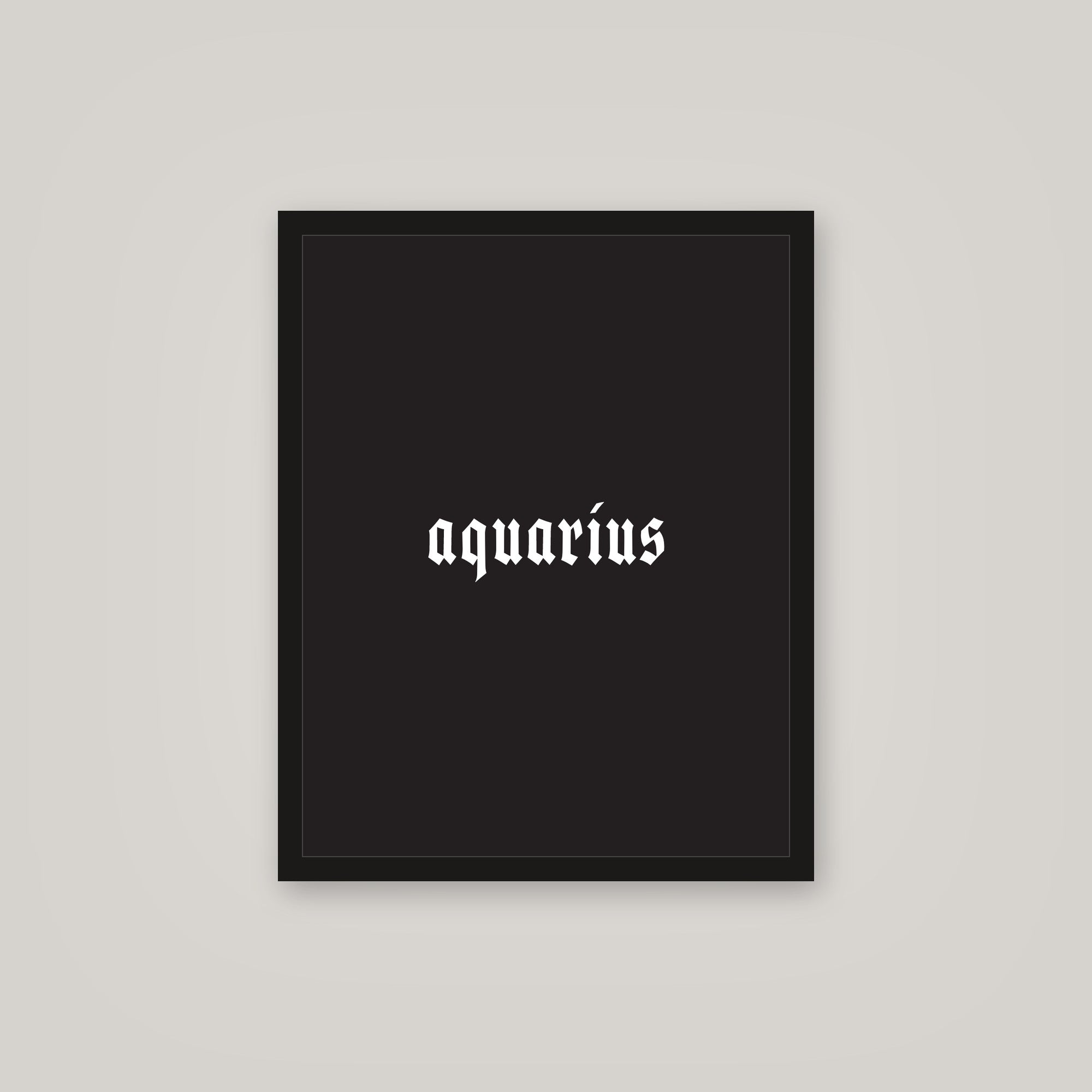 [auto-mockup] AQUARIUS POSTER IN MULTIPLE COLORS - 16x 20in.