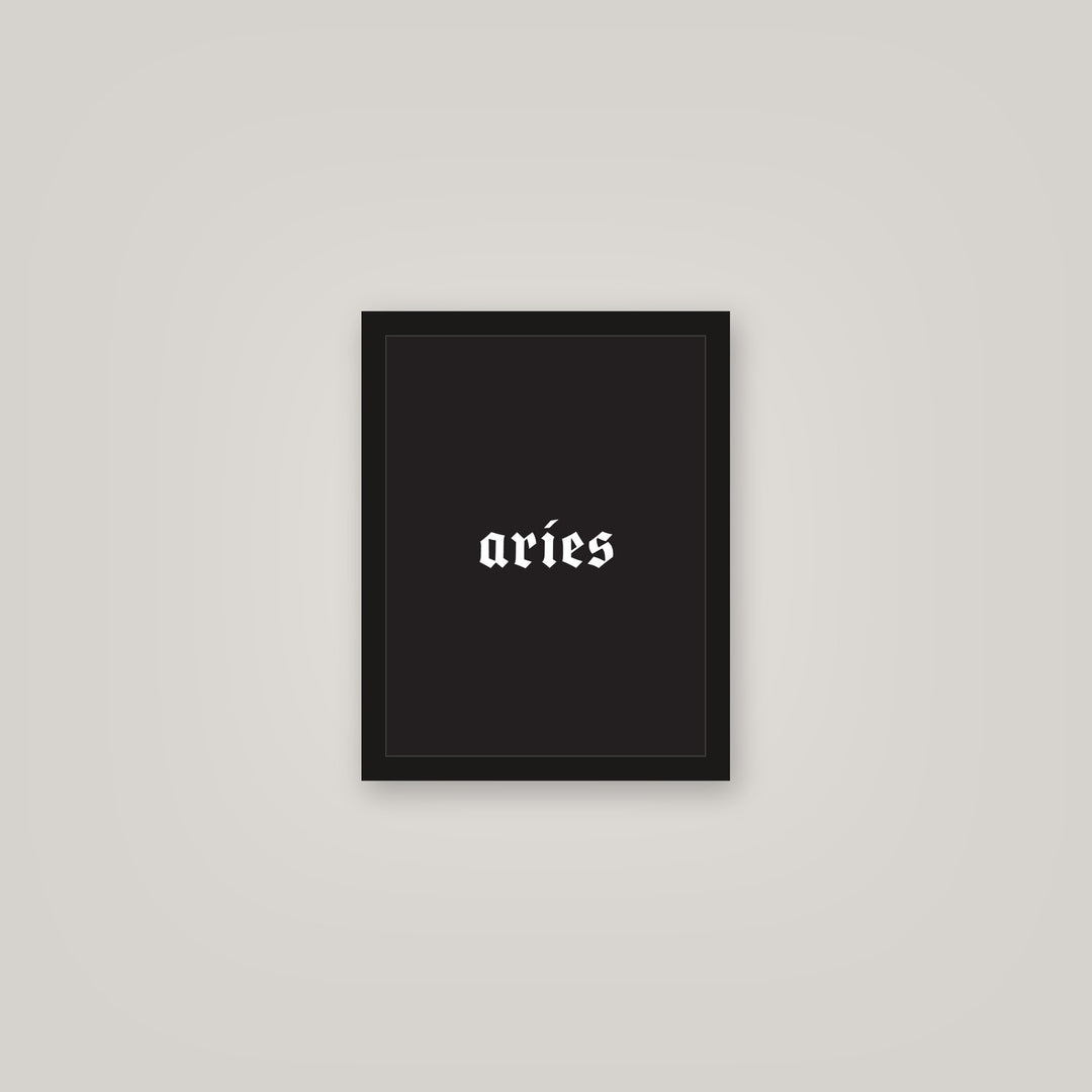 [auto-mockup] ARIES POSTER IN MULTIPLE COLORS - 11 x 14in.