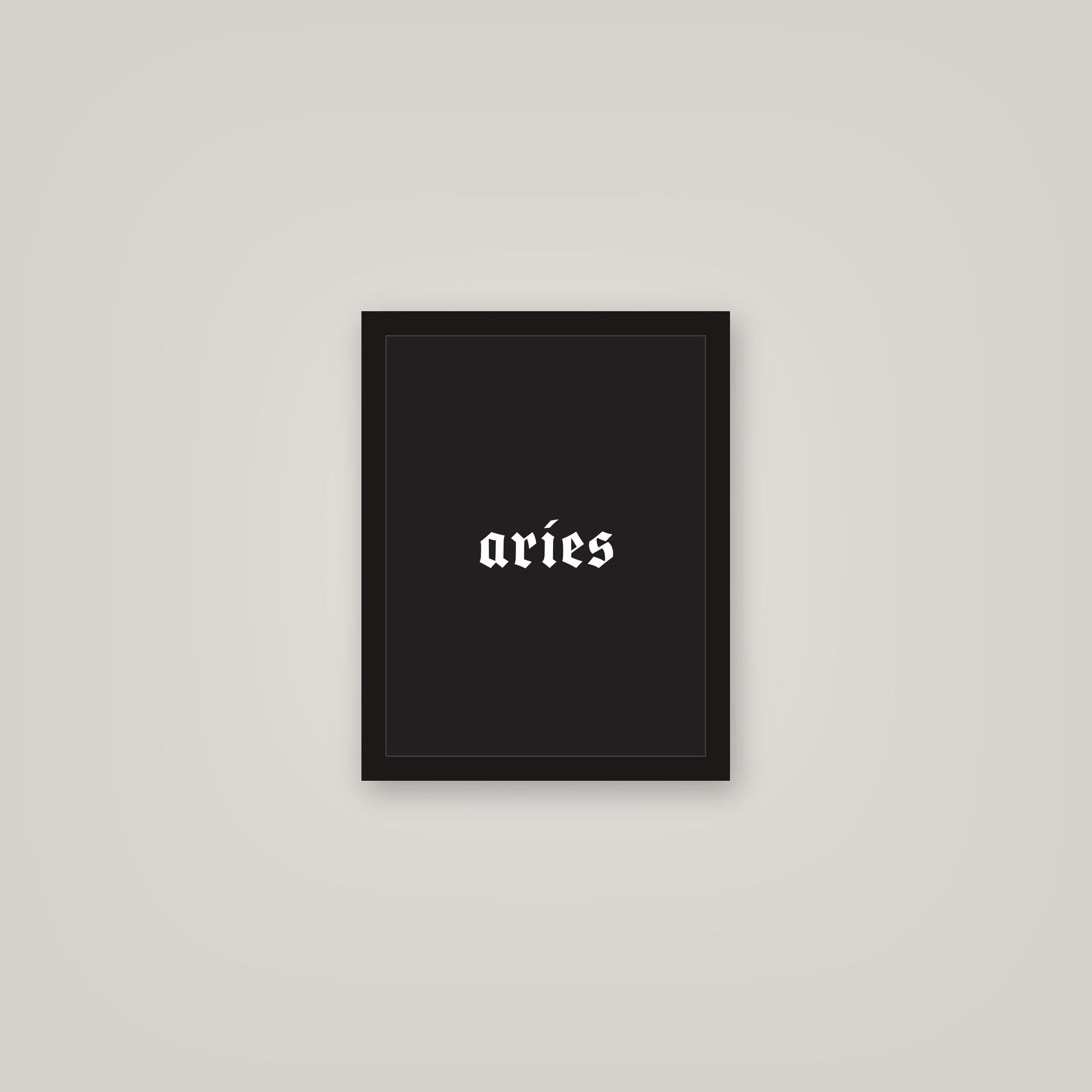 [auto-mockup] ARIES POSTER IN MULTIPLE COLORS - 11 x 14in.
