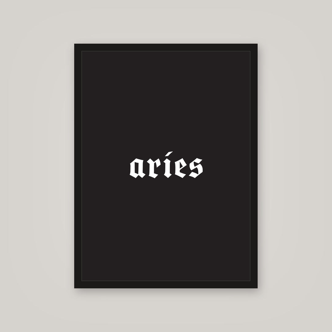 [auto-mockup] ARIES POSTER IN MULTIPLE COLORS - 18 x 24in.