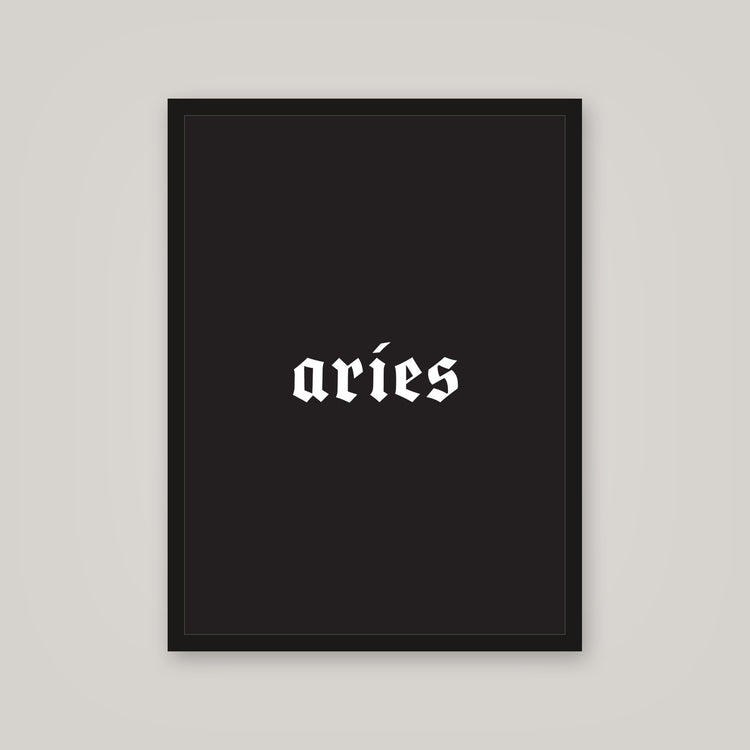 [auto-mockup] ARIES POSTER IN MULTIPLE COLORS - 18 x 24in.