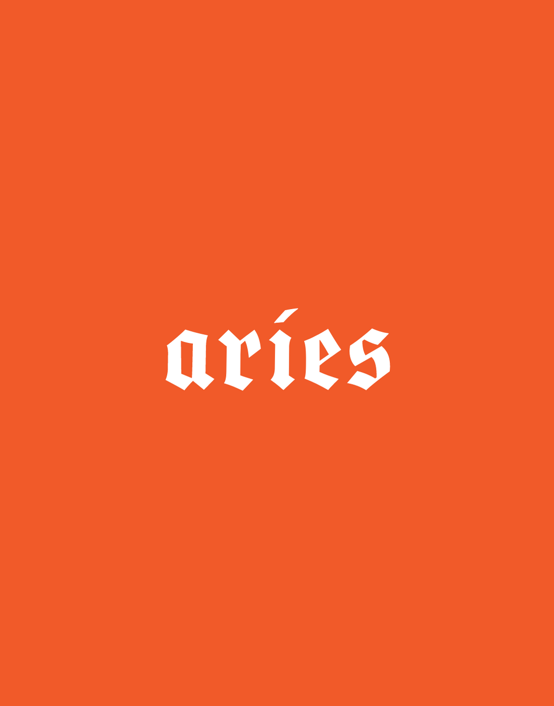 ARIES POSTER IN MULTIPLE COLORS - PosterFi