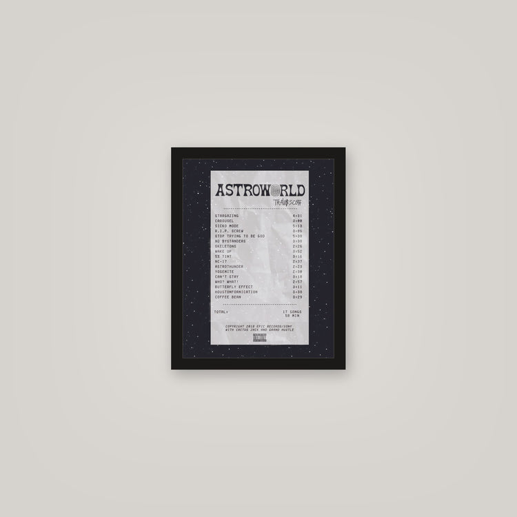 [auto-mockup] ASTRO RECEIPT POSTER - 11 x 14in.