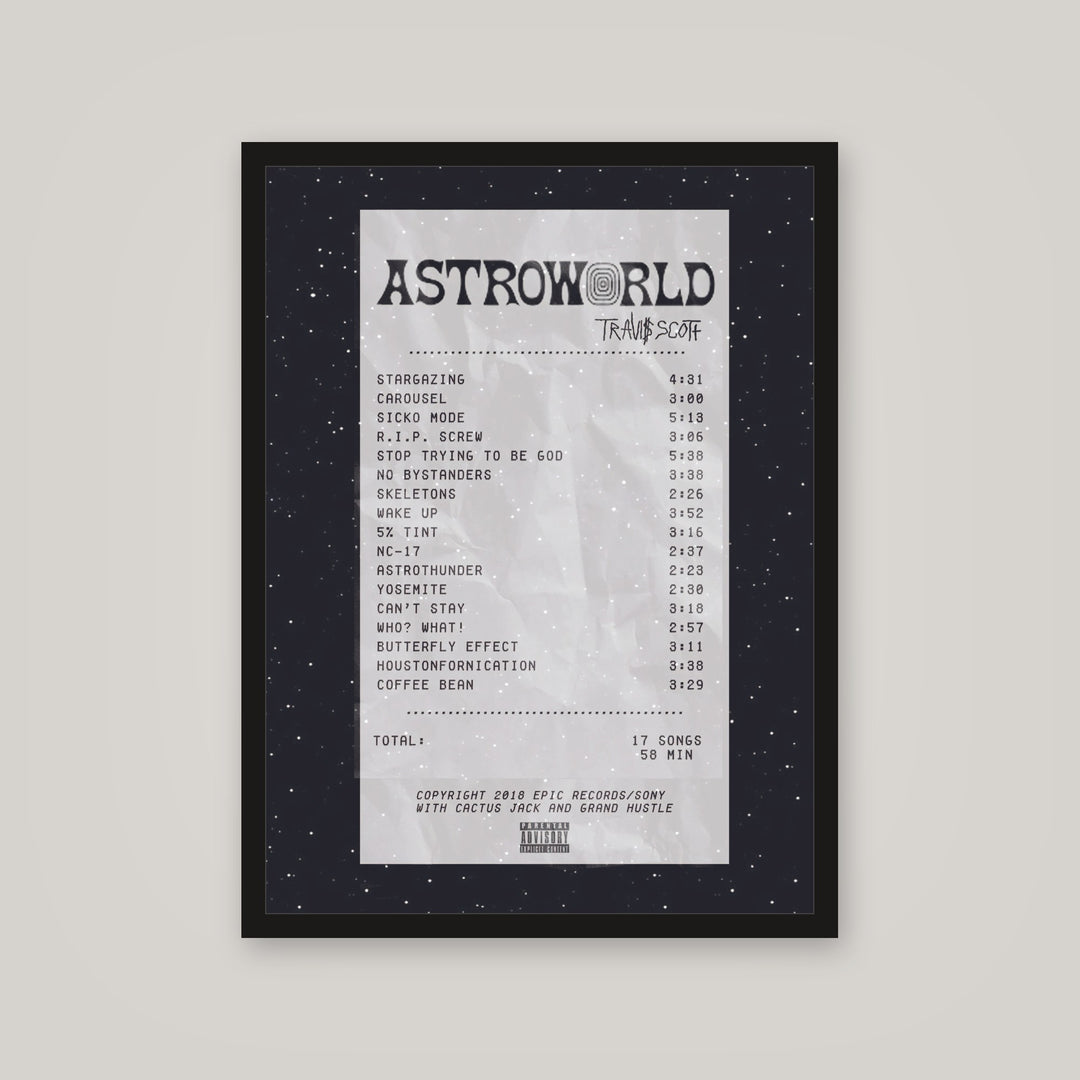 [auto-mockup] ASTRO RECEIPT POSTER - 18 x 24in.