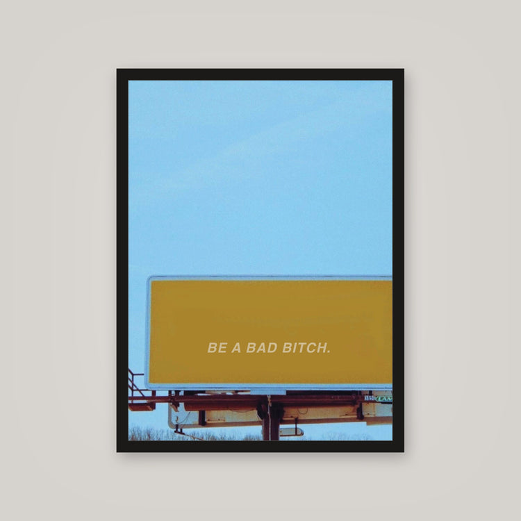 [auto-mockup] BAD B BILLBOARD POSTER - 18 x 24in.