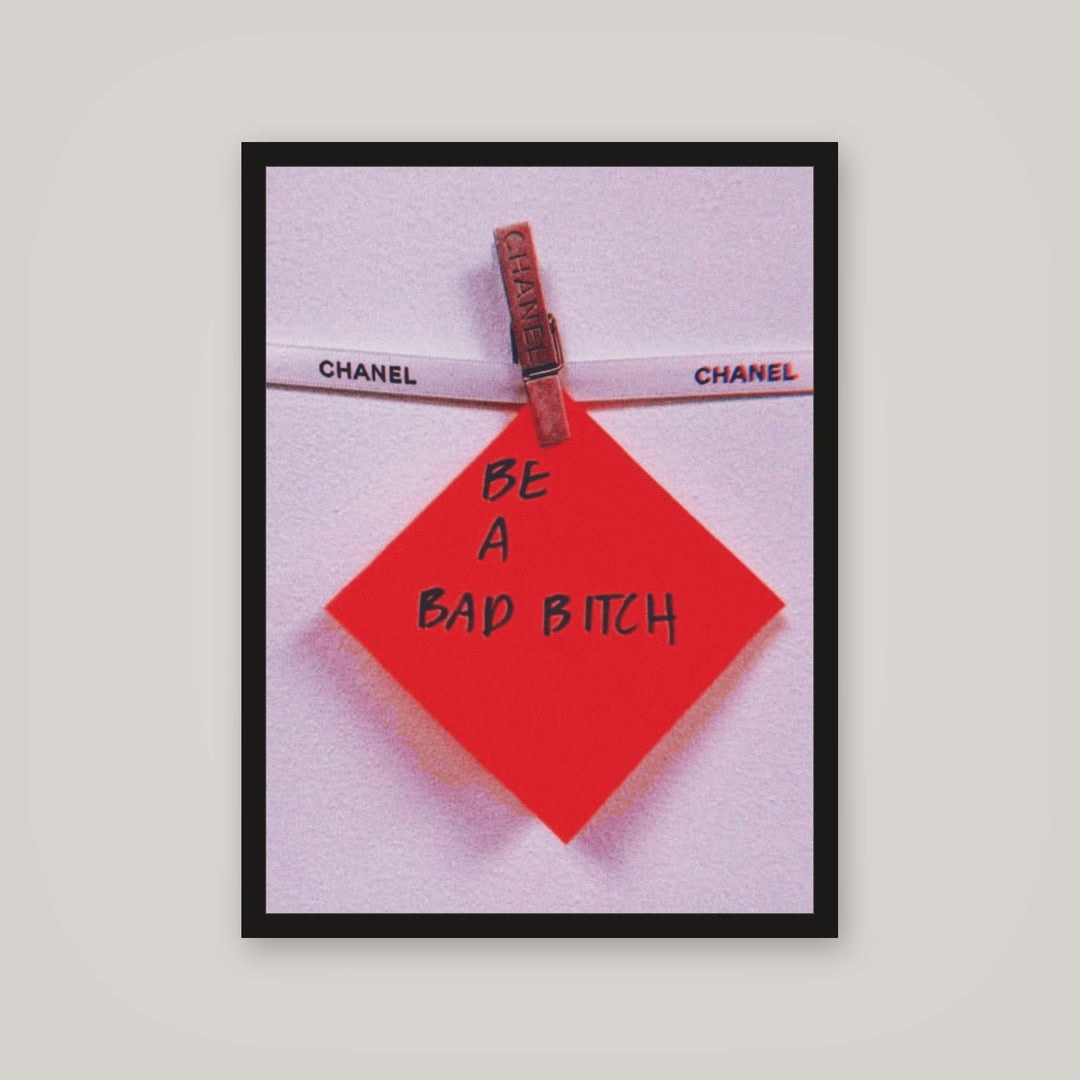 [auto-mockup] BAD BITCH POSTER IN ALL COLORS - 18 x 24in.