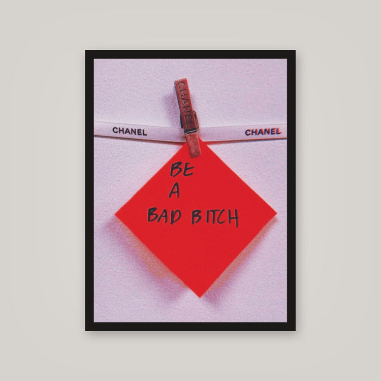 [auto-mockup] BAD BITCH POSTER IN ALL COLORS - 18 x 24in.