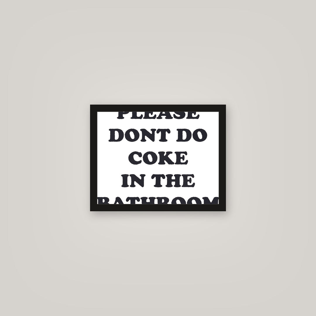 [auto-mockup] BATHROOM RULES POSTER IN MULTIPLE COLORS - 11 x 14 in.