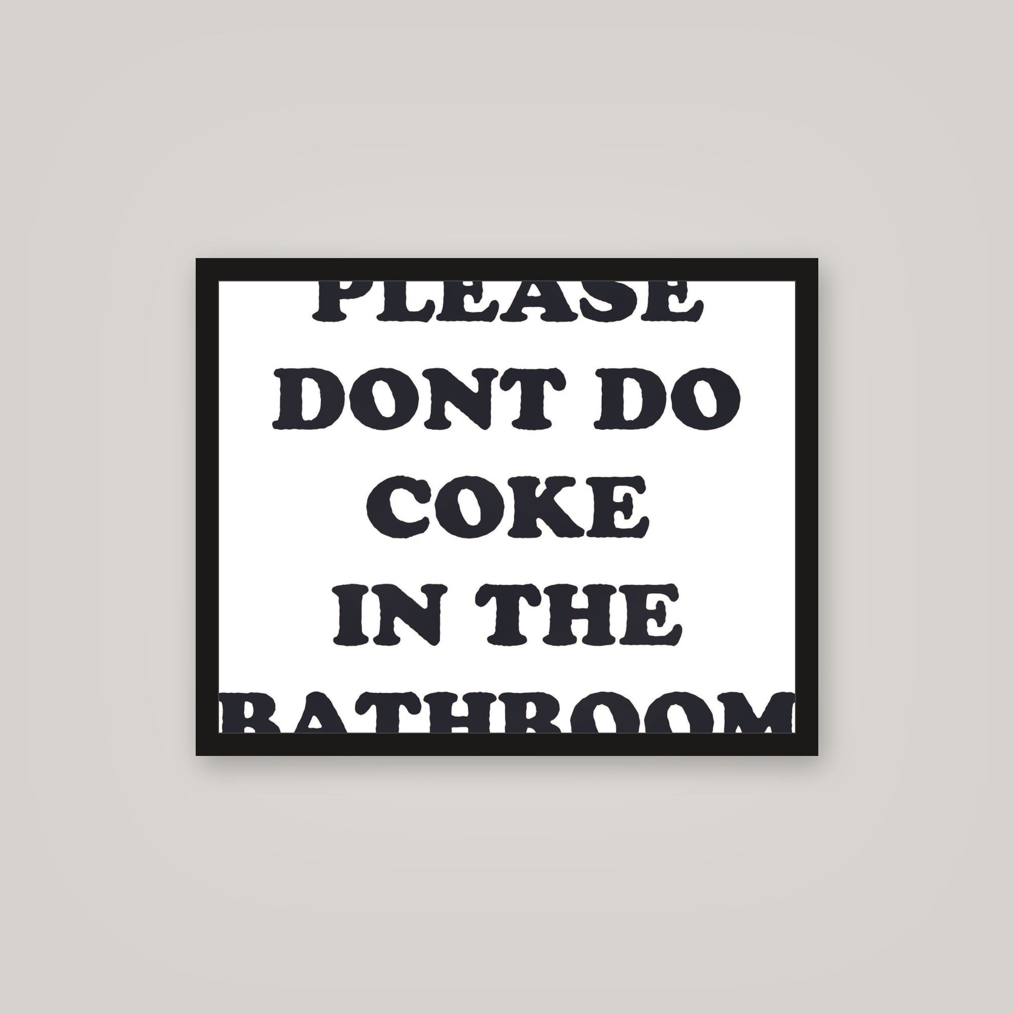 [auto-mockup] BATHROOM RULES POSTER IN MULTIPLE COLORS - 16 x 20in.