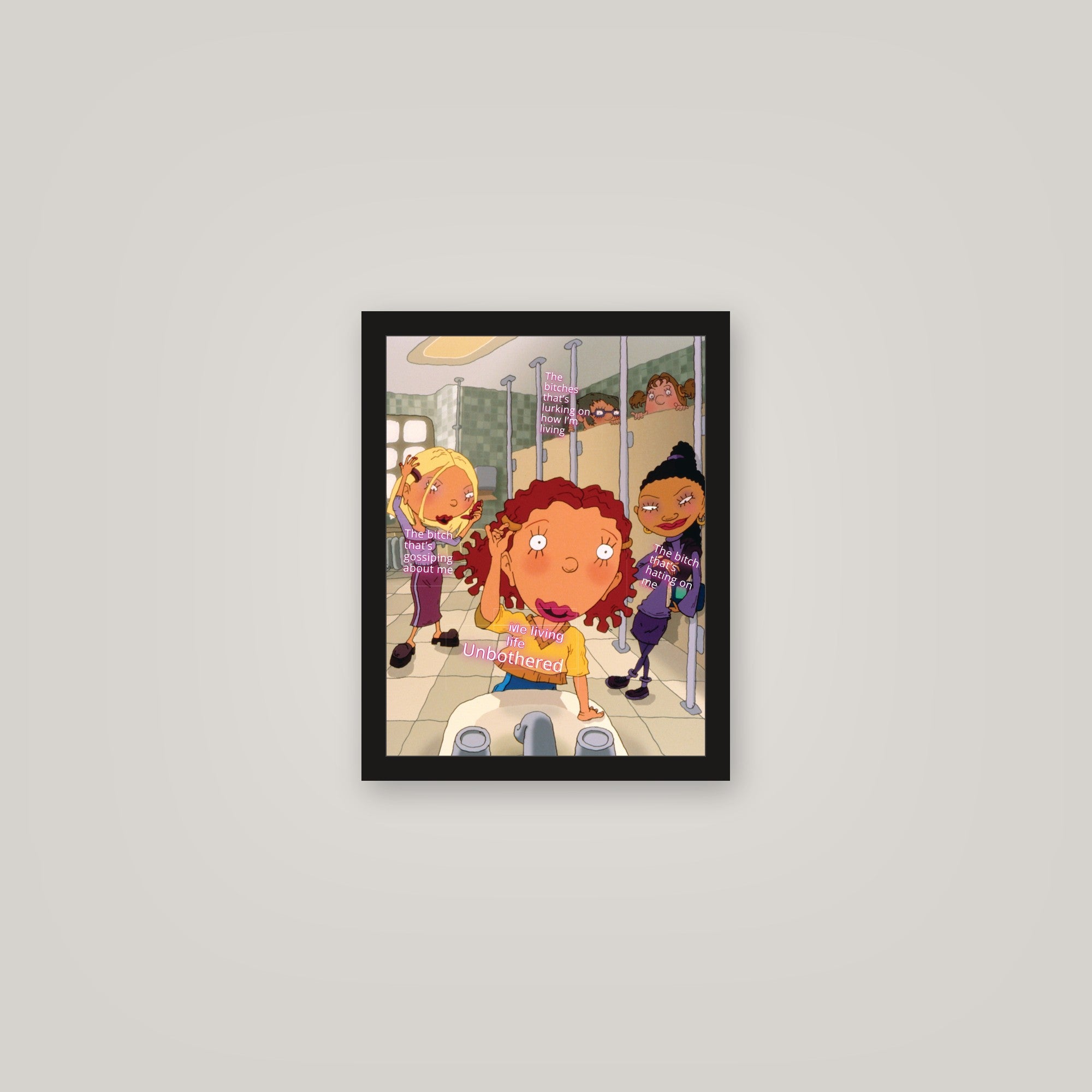 [auto-mockup] BATHROOM VIBES POSTER - 11 x 14in.