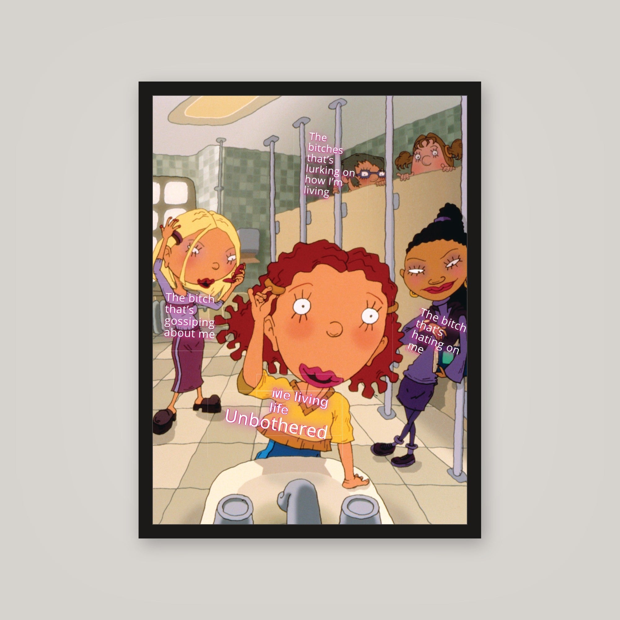[auto-mockup] BATHROOM VIBES POSTER - 18 x 24in.