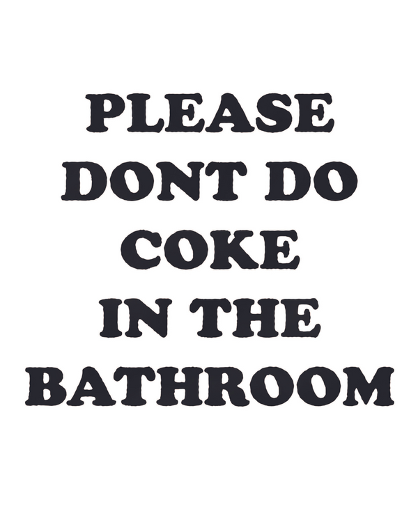 BATHROOM RULES POSTER IN MULTIPLE COLORS - PosterFi