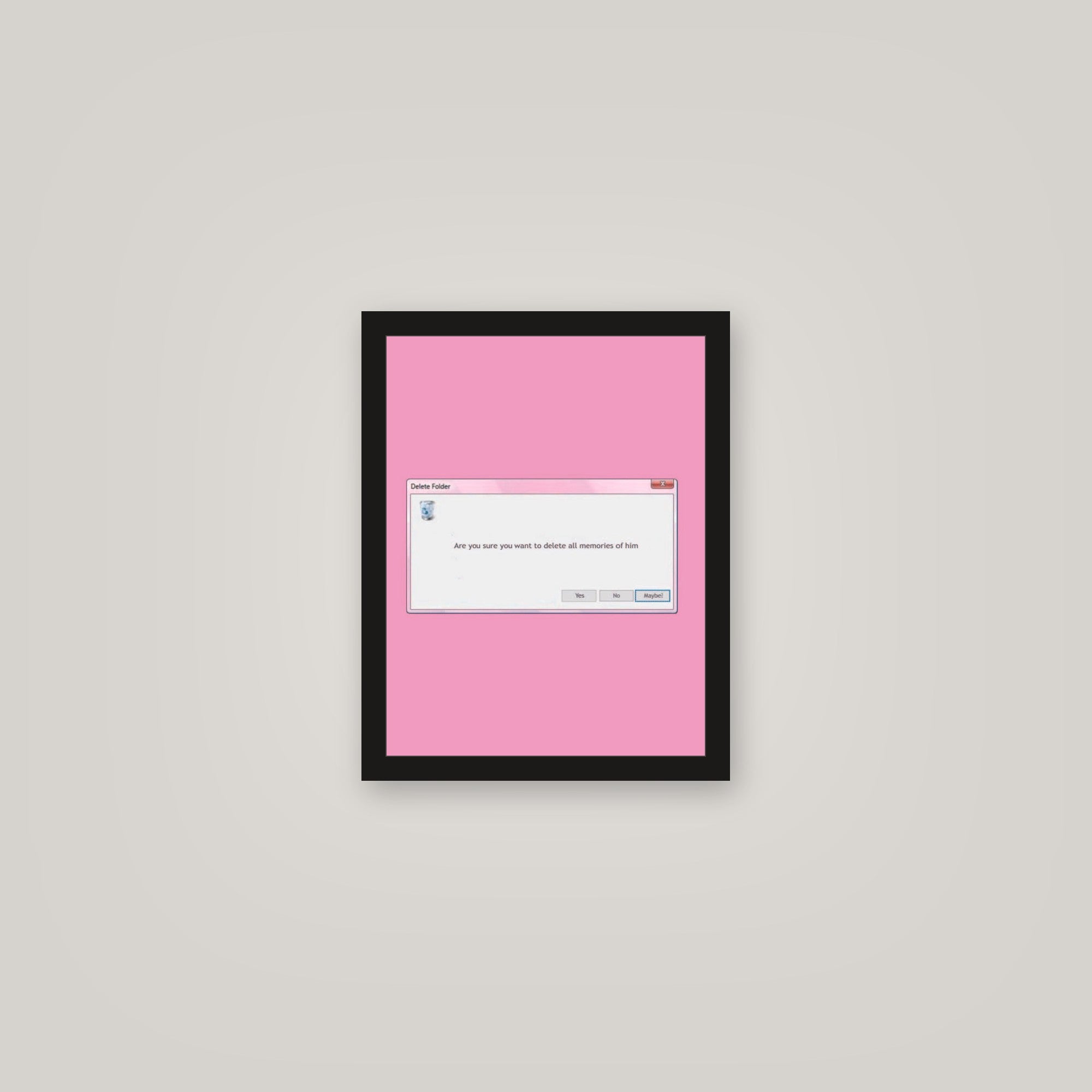 [auto-mockup] BE GONE POSTER - 11 x 14in.