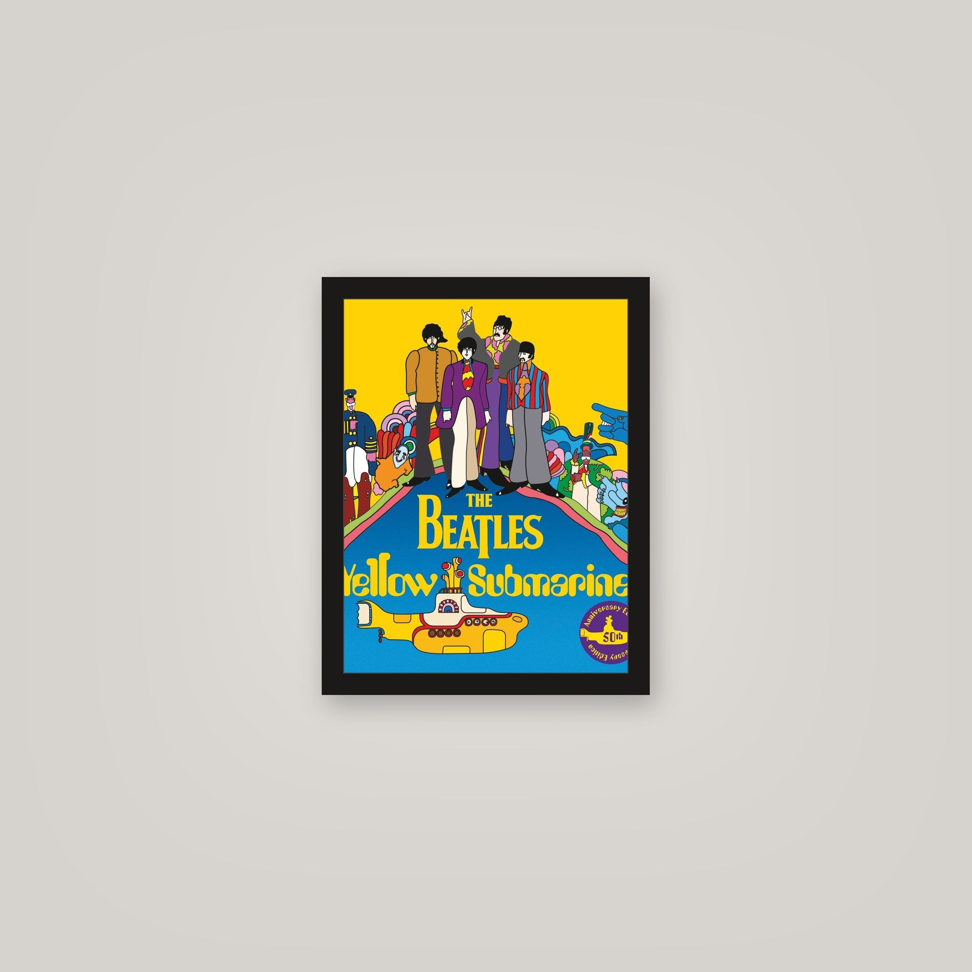 [auto-mockup] BEATLES YELLOW SUB POSTER - 11 x 14in.