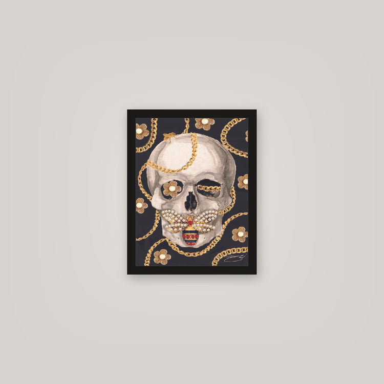 [auto-mockup] BEE SKULL POSTER - 11 x 14in.