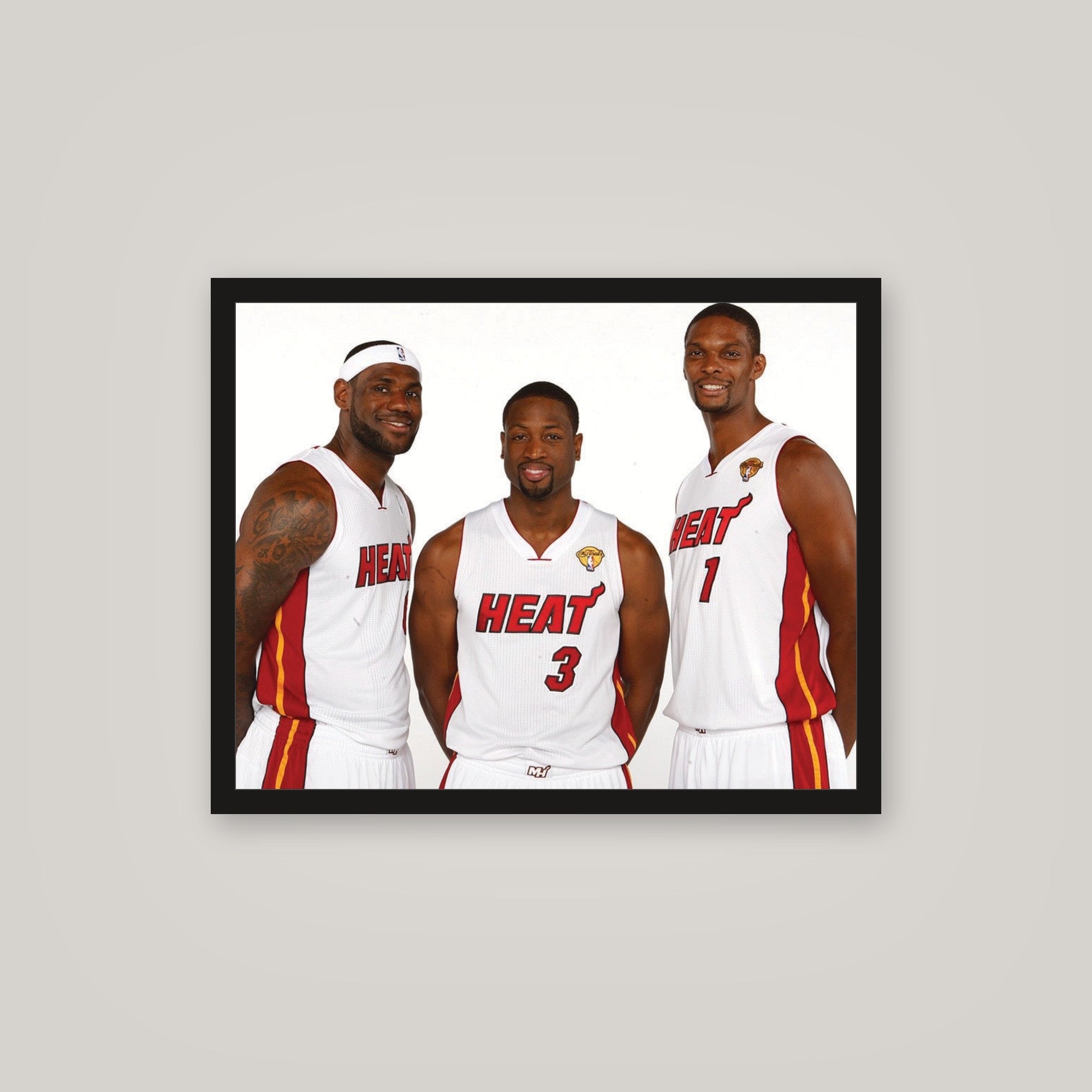 [auto-mockup] BIG 3 MIAMI HEAT POSTER - 16 x 20in.