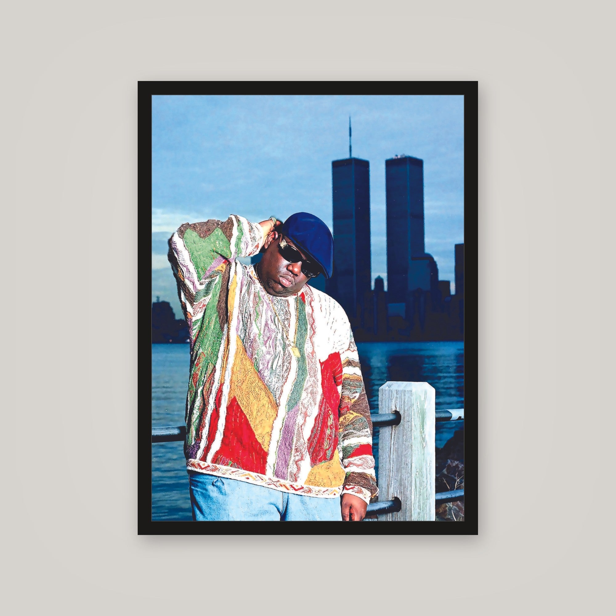 [auto-mockup] BIGGIE SKYLINE POSTER - 18 x 24in.
