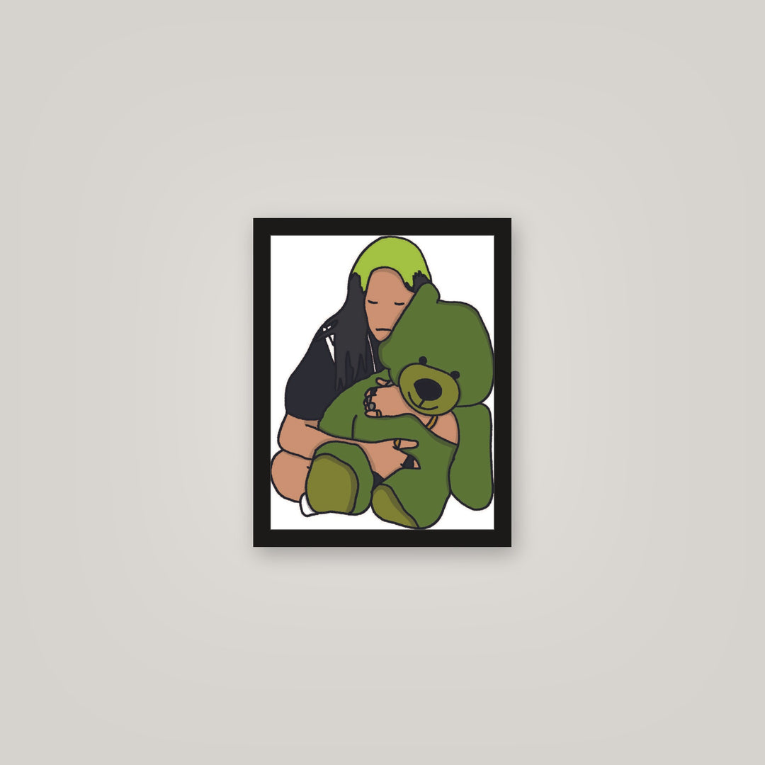 [auto-mockup] BILLIE BEAR POSTER - 11 x 14in.