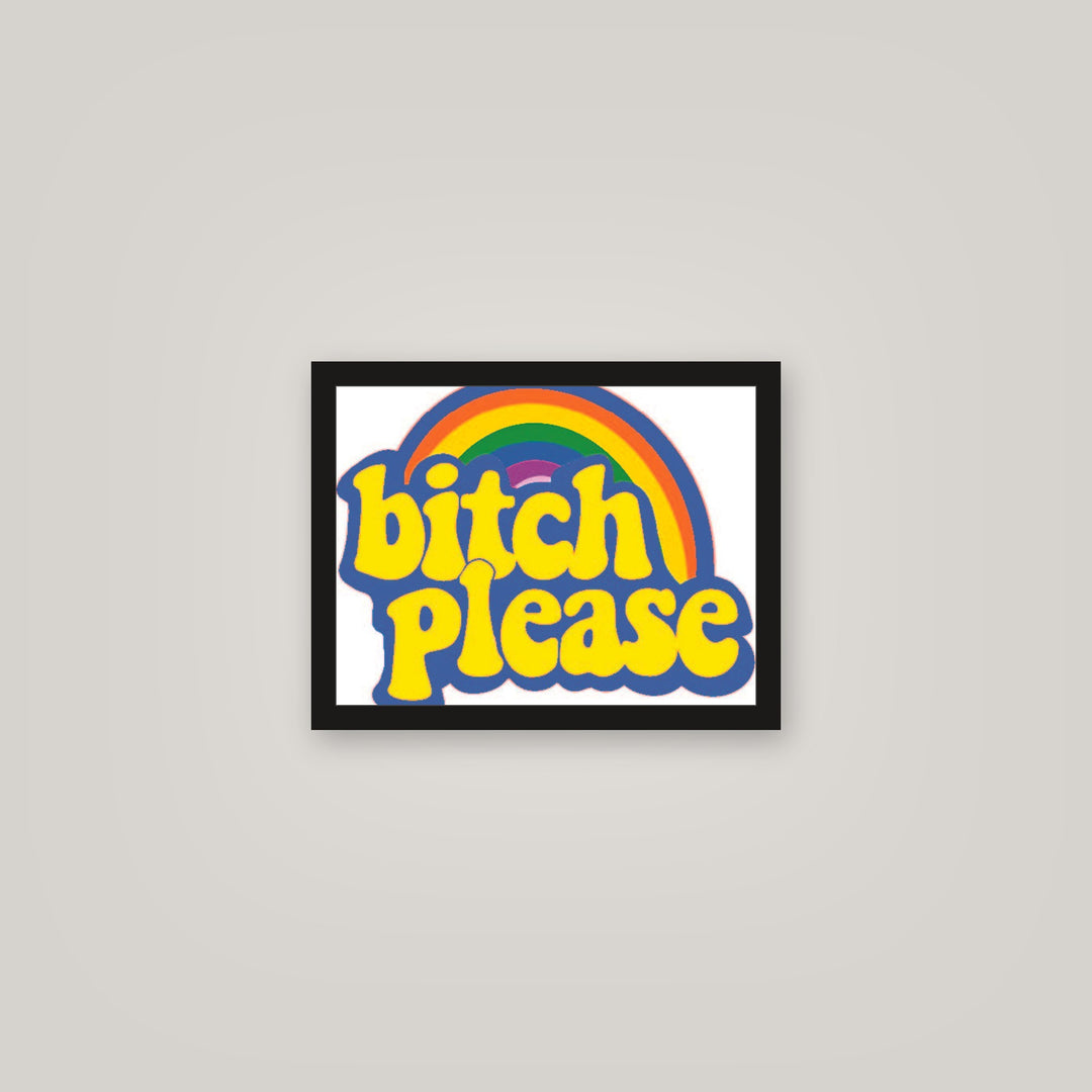 [auto-mockup] BITCH PLEASE POSTER IN MULTIPLE COLORS - 11 x 14in.