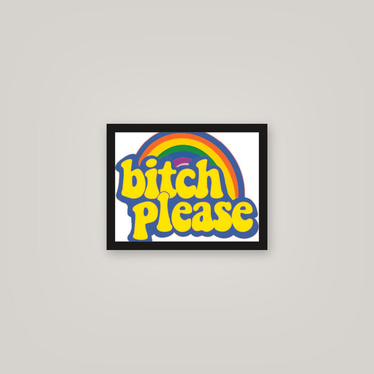 [auto-mockup] BITCH PLEASE POSTER IN MULTIPLE COLORS - 11 x 14in.