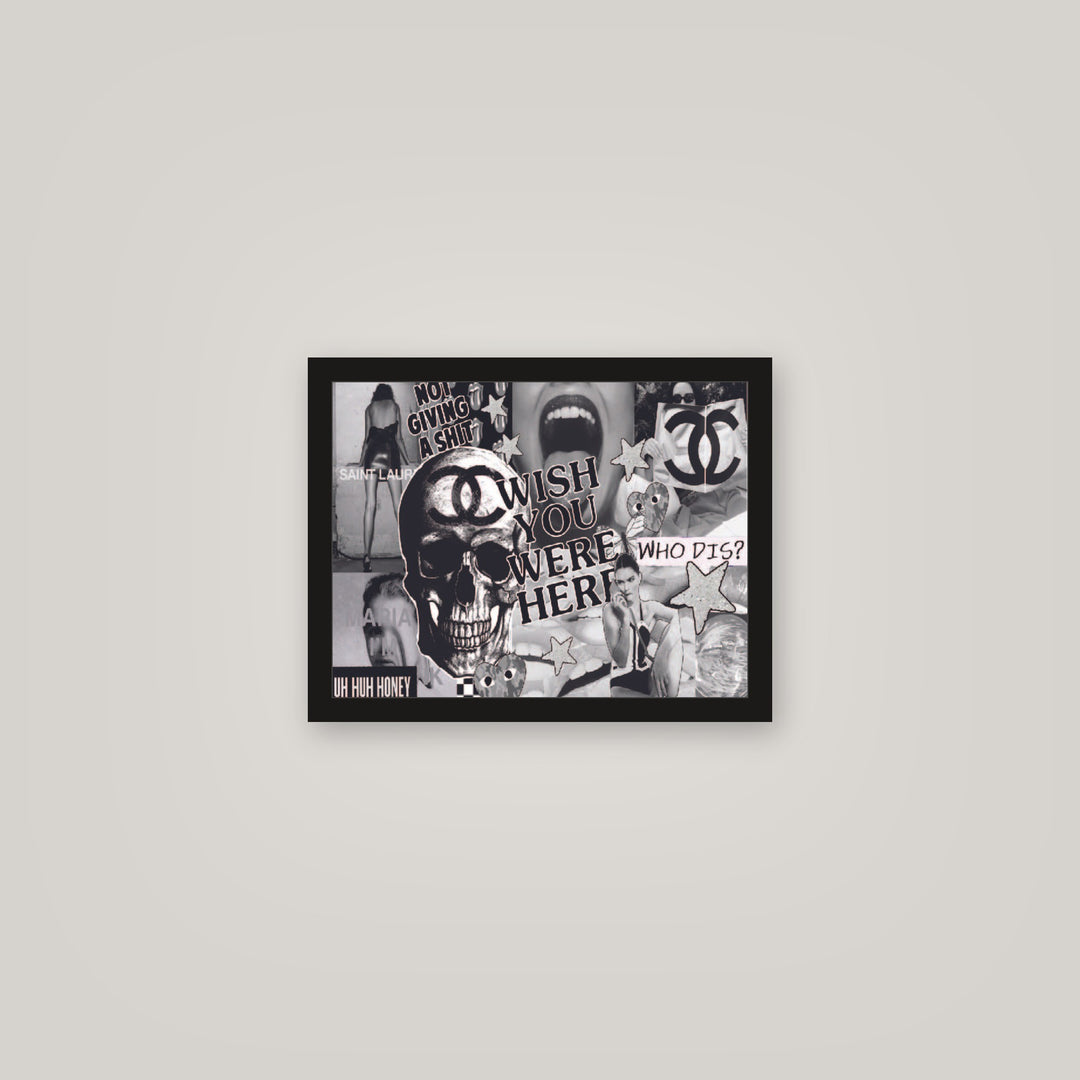 [auto-mockup] BLACK COLLAGE POSTER - 11 x 14in.