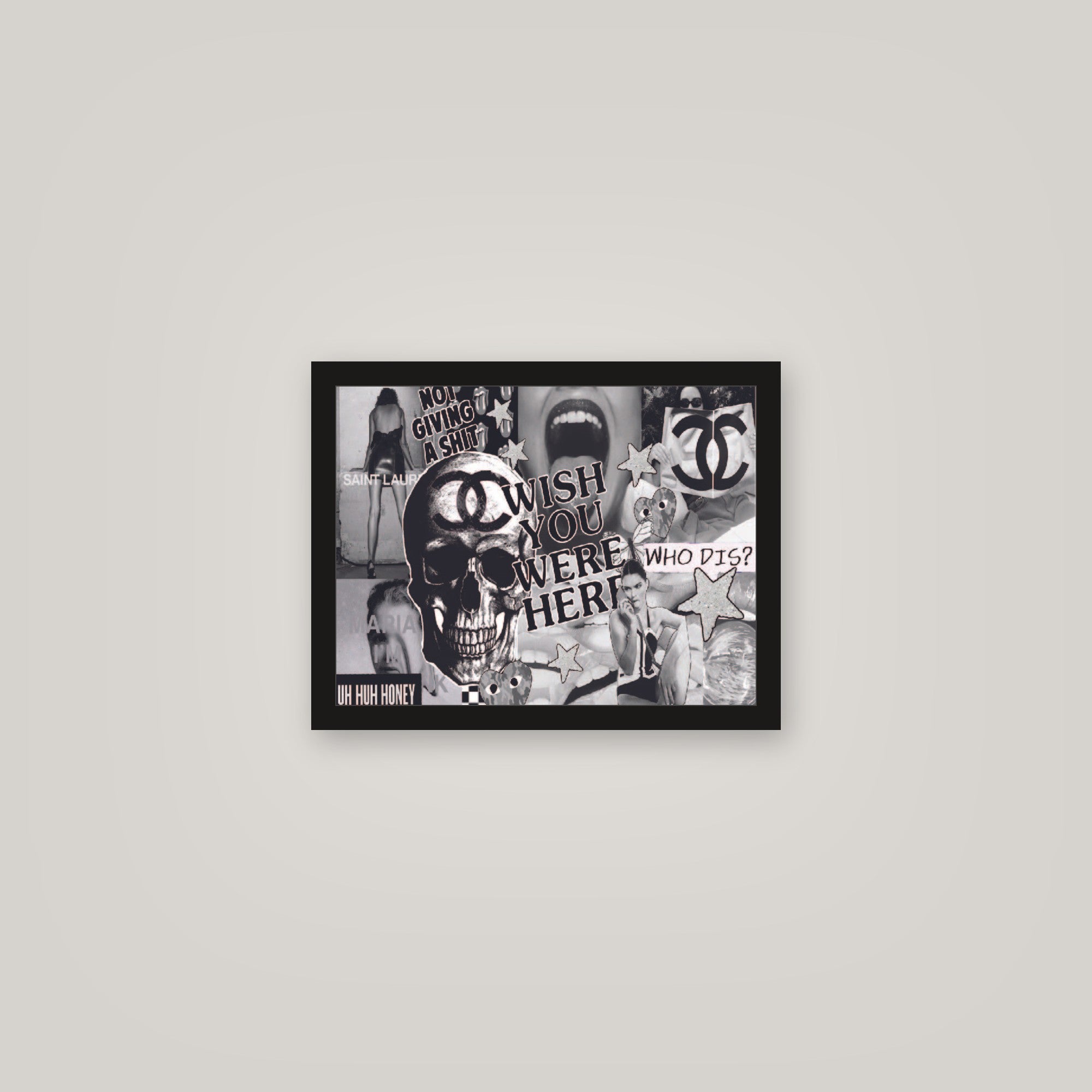 [auto-mockup] BLACK COLLAGE POSTER - 11 x 14in.