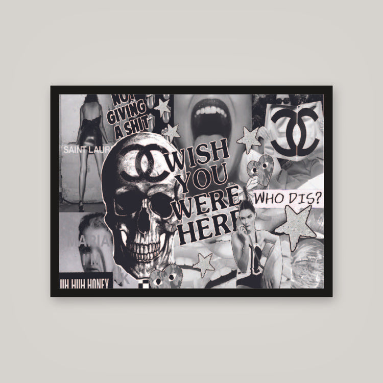 [auto-mockup] BLACK COLLAGE POSTER - 18 x 24in.