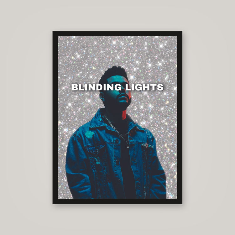 [auto-mockup] BLINDING LIGHTS POSTER - 18 x 24in.