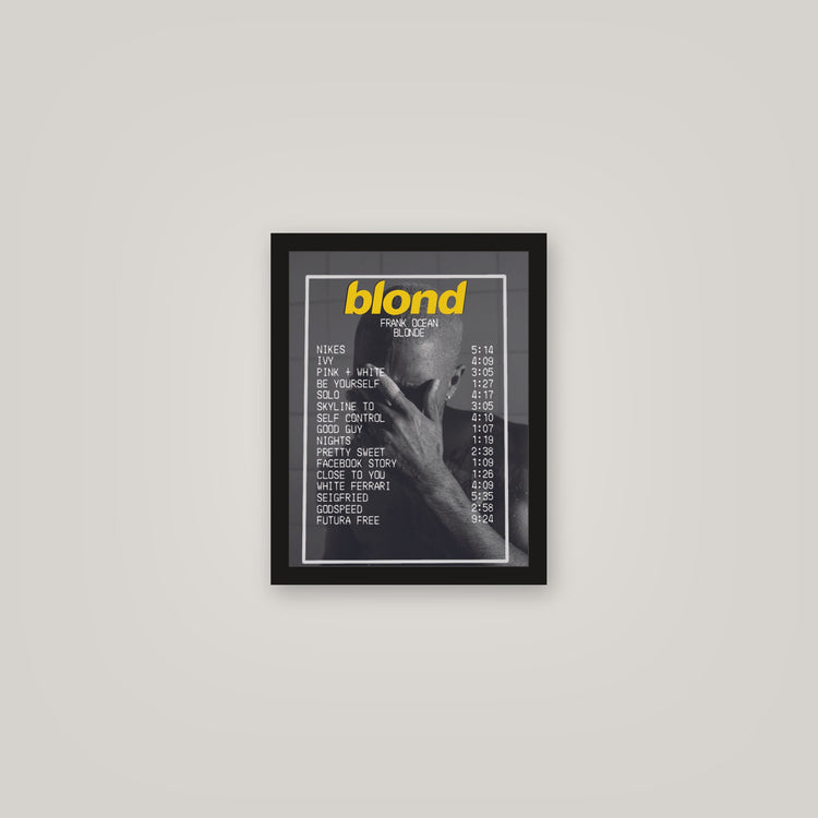 [auto-mockup] BLOND RECEIPTS POSTER - 11 x 14in.