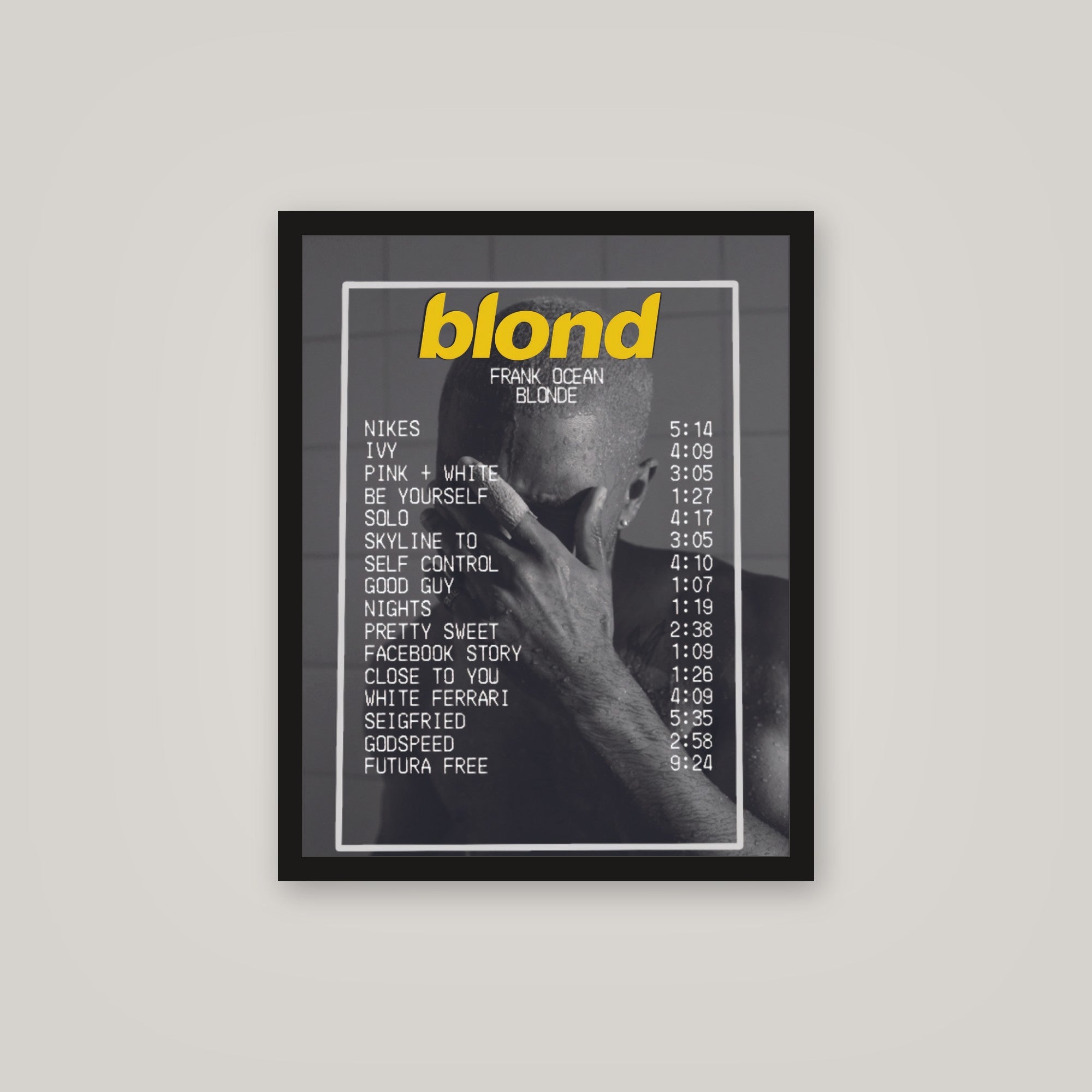 [auto-mockup] BLOND RECEIPTS POSTER - 16 x 20in.