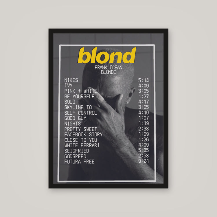 [auto-mockup] BLOND RECEIPTS POSTER - 18 x 24in.
