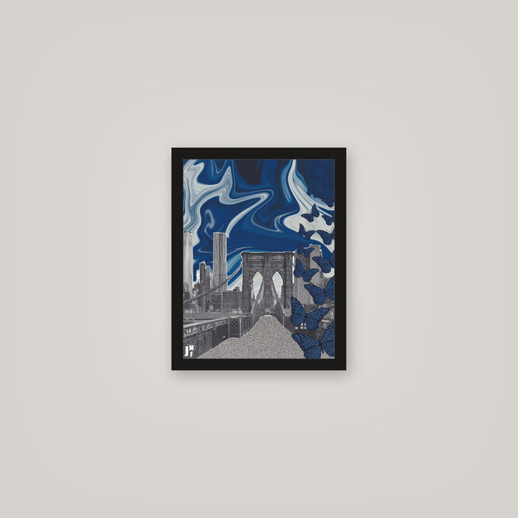 [auto-mockup] BLUE BUTTER BRIDGE POSTER - 11 x 14in.