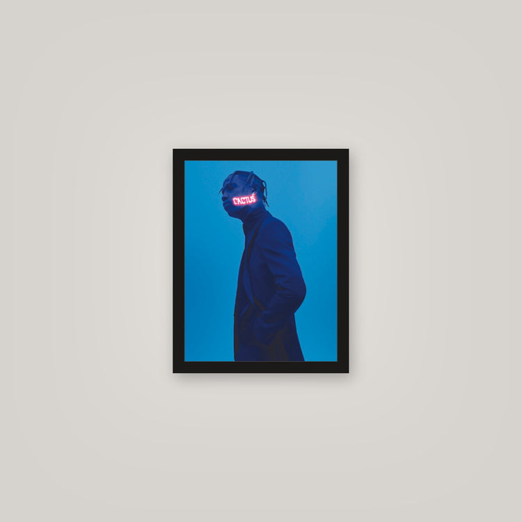 [auto-mockup] BLUE CACTUS POSTER - 11 x 14in.