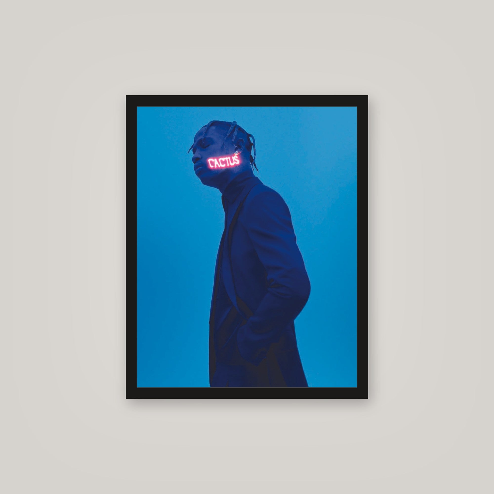 [auto-mockup] BLUE CACTUS POSTER - 16 x 20in.