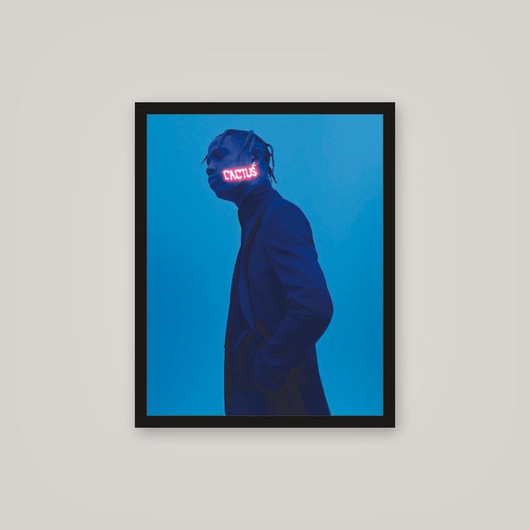 [auto-mockup] BLUE CACTUS POSTER - 16 x 20in.